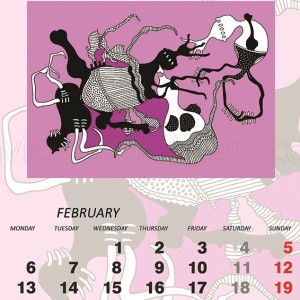calendar 2017 - erotic graphics