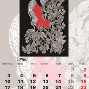 kalendarz erotyczny - Leda