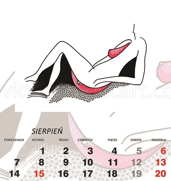 kalendarz erotyczny - Sama